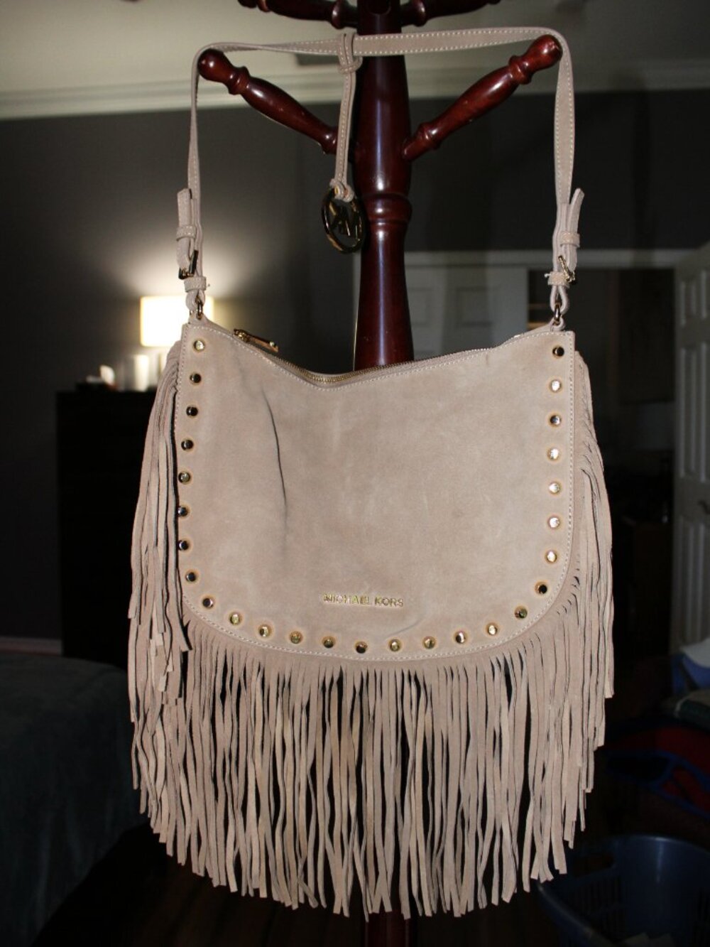 Michael Kors fringe shoulder bag